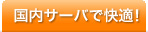 国内サーバーで快適！