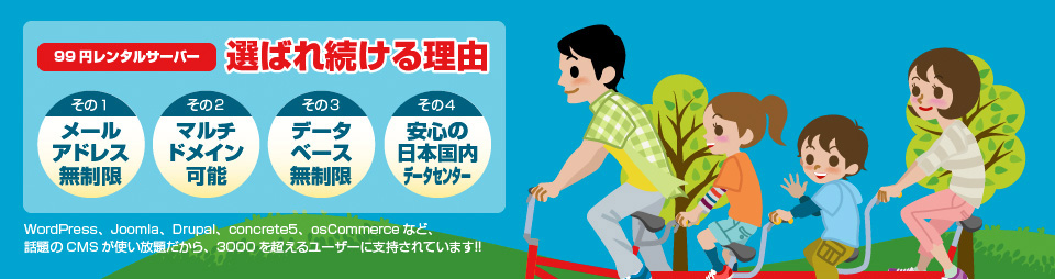 激安レンタルサーバー